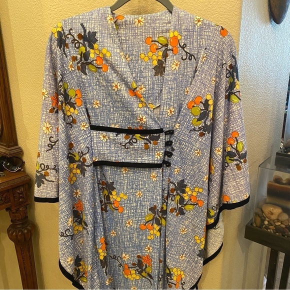Vintage WINDSOR ROBES Floral Kimono Maxi Robe Size XS/S- RARE - Picture 2 of 10